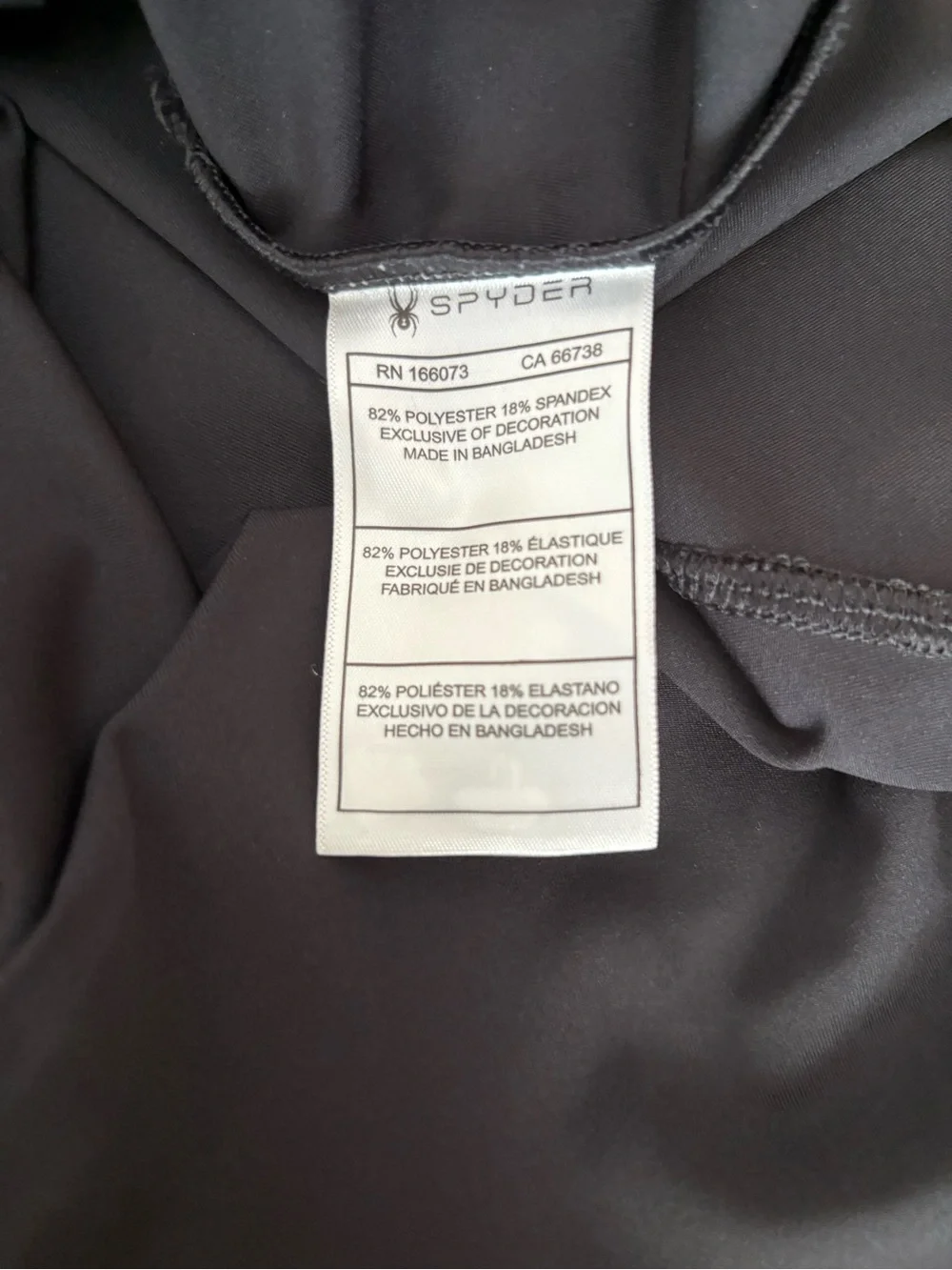 Spyder Sleeveless Athletic Dress Womens Size XL Black